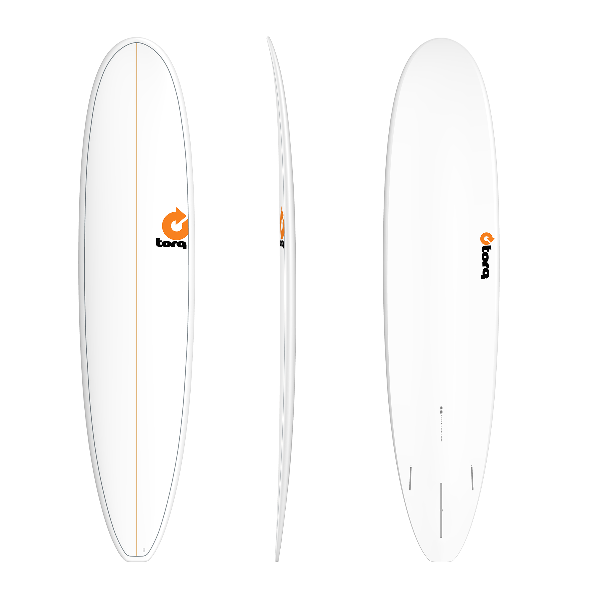 Torq Longboard 8’6 TET White