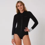 Ocean Earth Ladies Long sleeve front zip vest