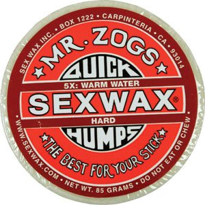 Sex Wax QUICK HUMPS [warm] Red. pack of 4