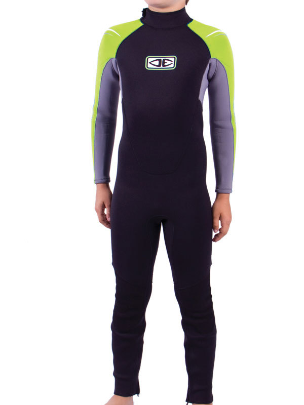 Boys Free-Flex Steamer Black/Lime