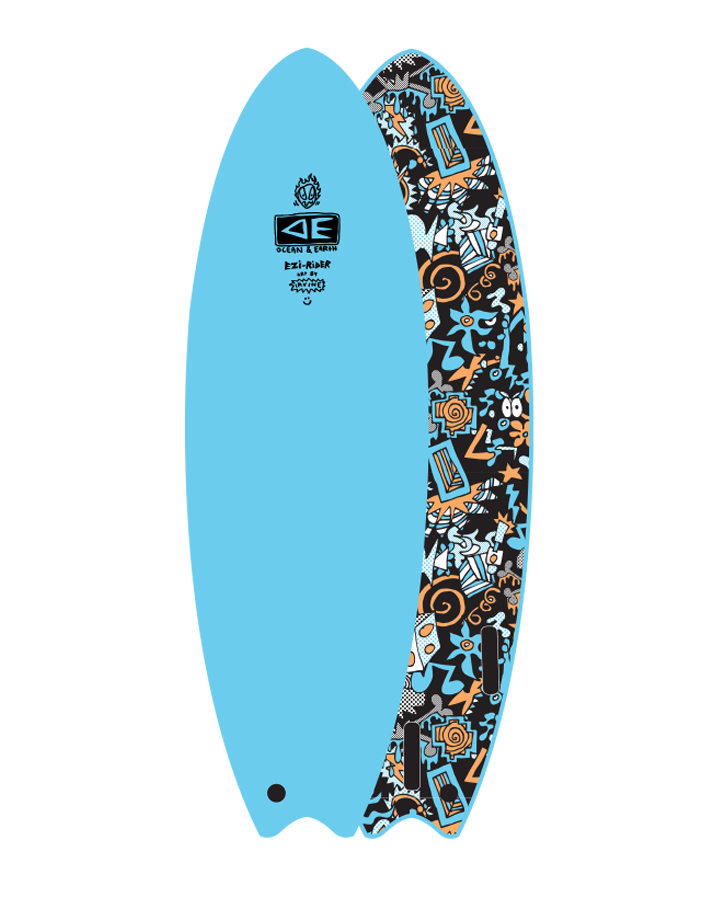 Ocean Earth Bat Outta Hell Ezi Rider  5’6”