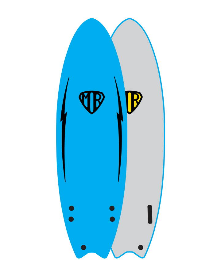 Ocean Earth MR EZI RIDER TWIN FIN 5'6”