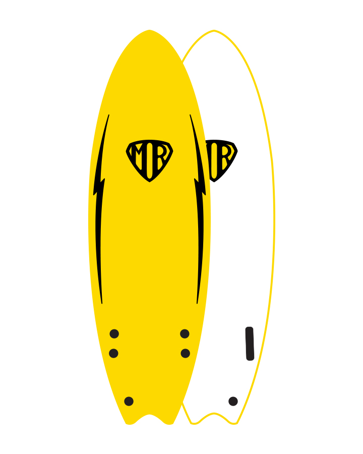 Ocean Earth MR EZI RIDER TWIN FIN 5'6”